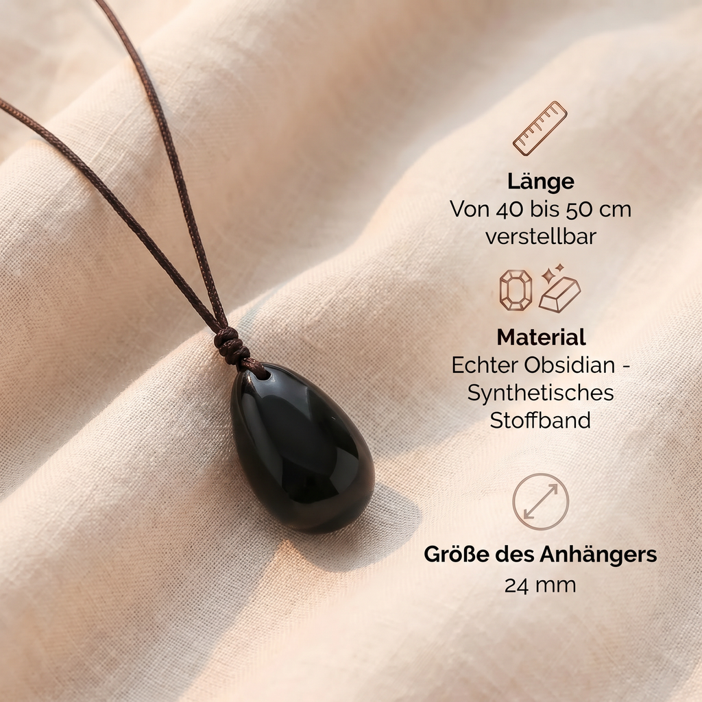 Obsidian Halskette - Naturkette