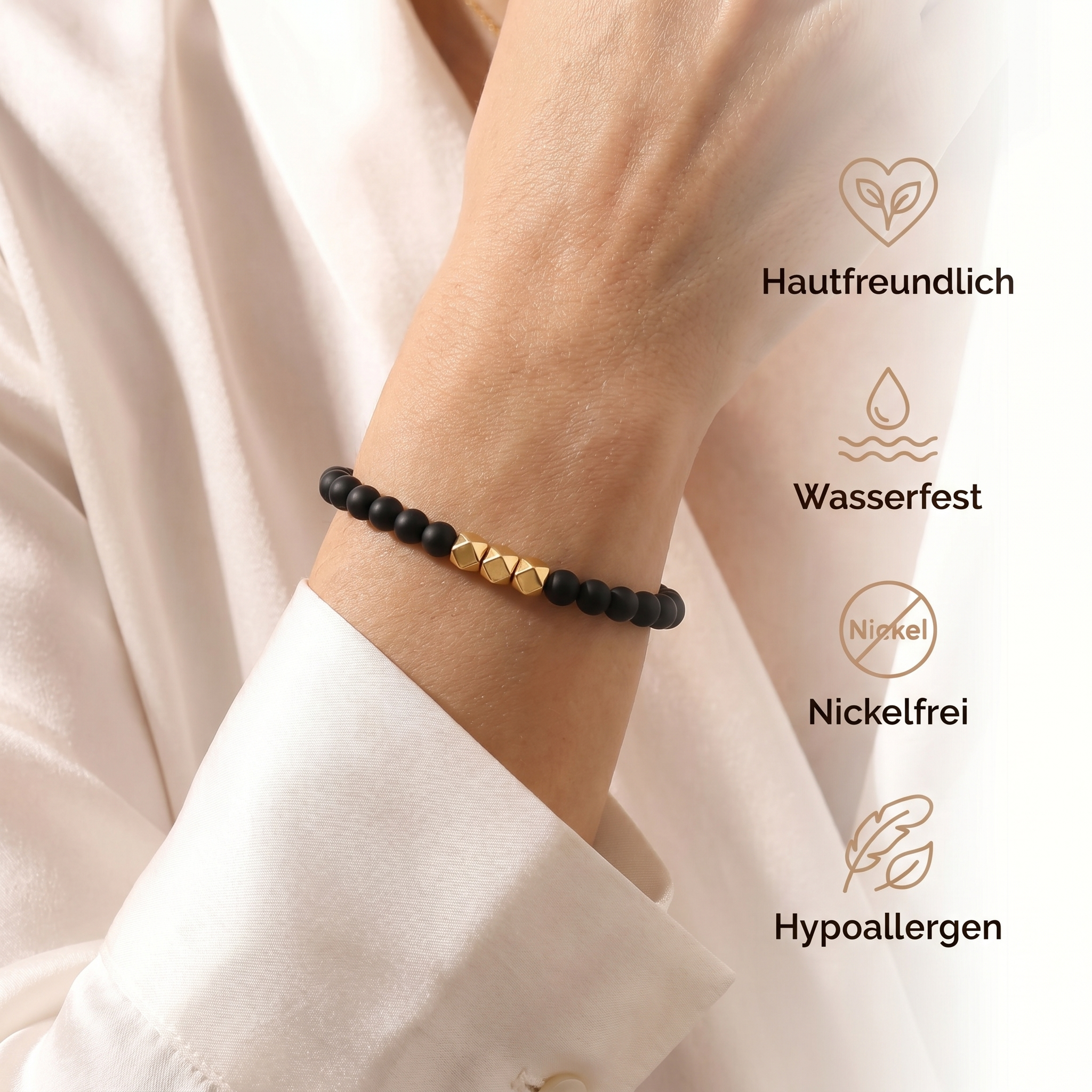 Obsidian Armband