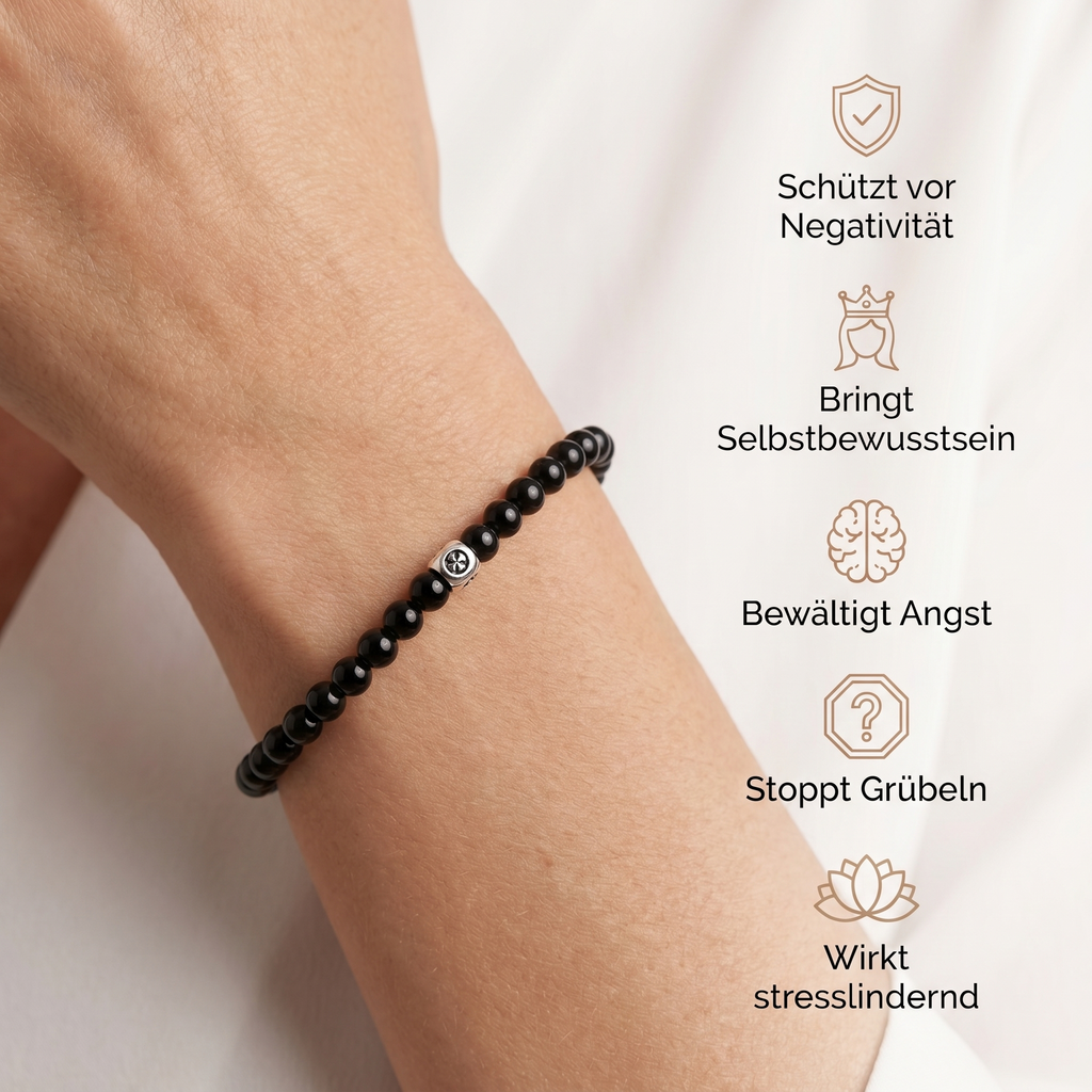 Obsidian Armband - Perlen