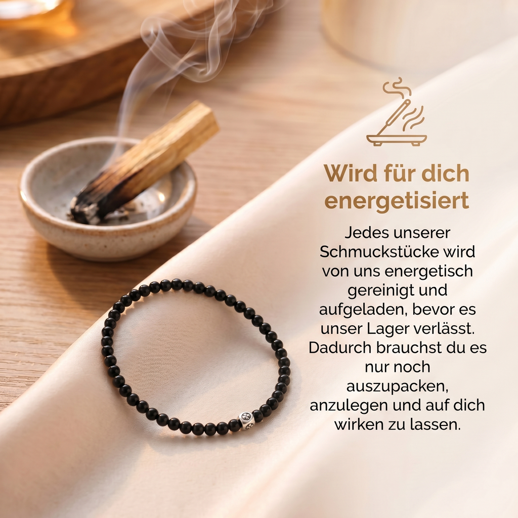 Obsidian Armband - Perlen