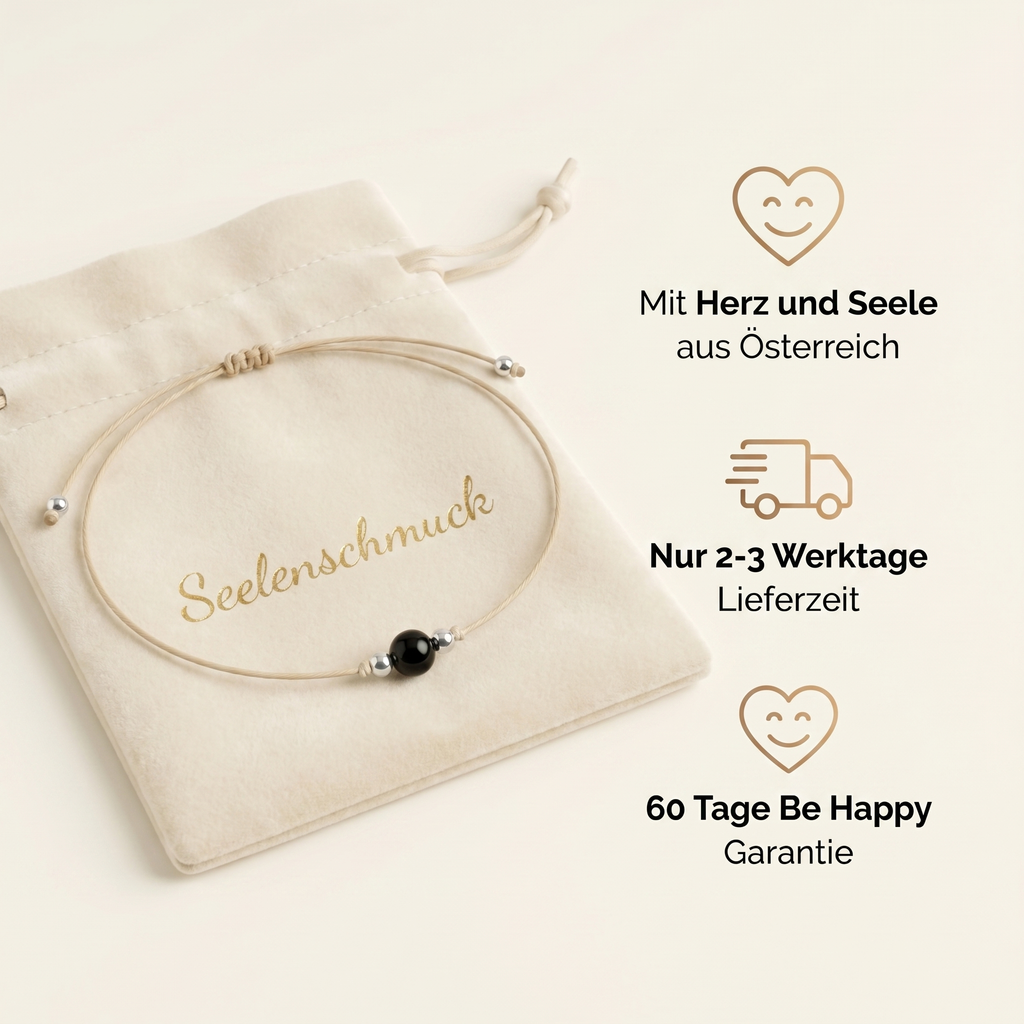 Obsidian Armband - Naturband