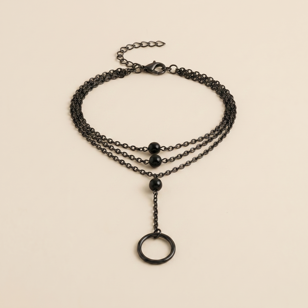 Obsidian Armband - Orientalische Schönheit