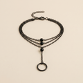 Obsidian Armband - Orientalische Schönheit