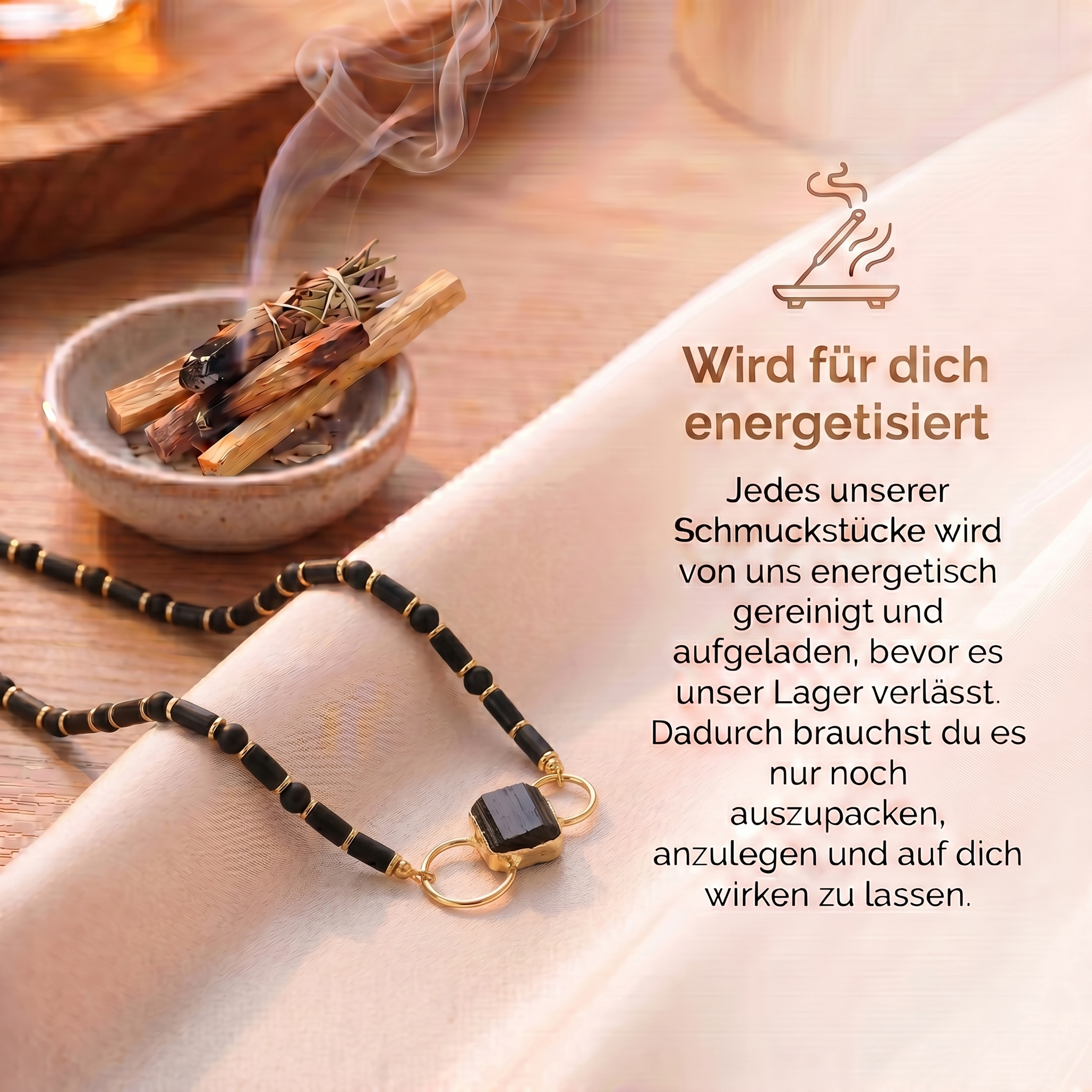 Turmalin Halskette - Natursteine