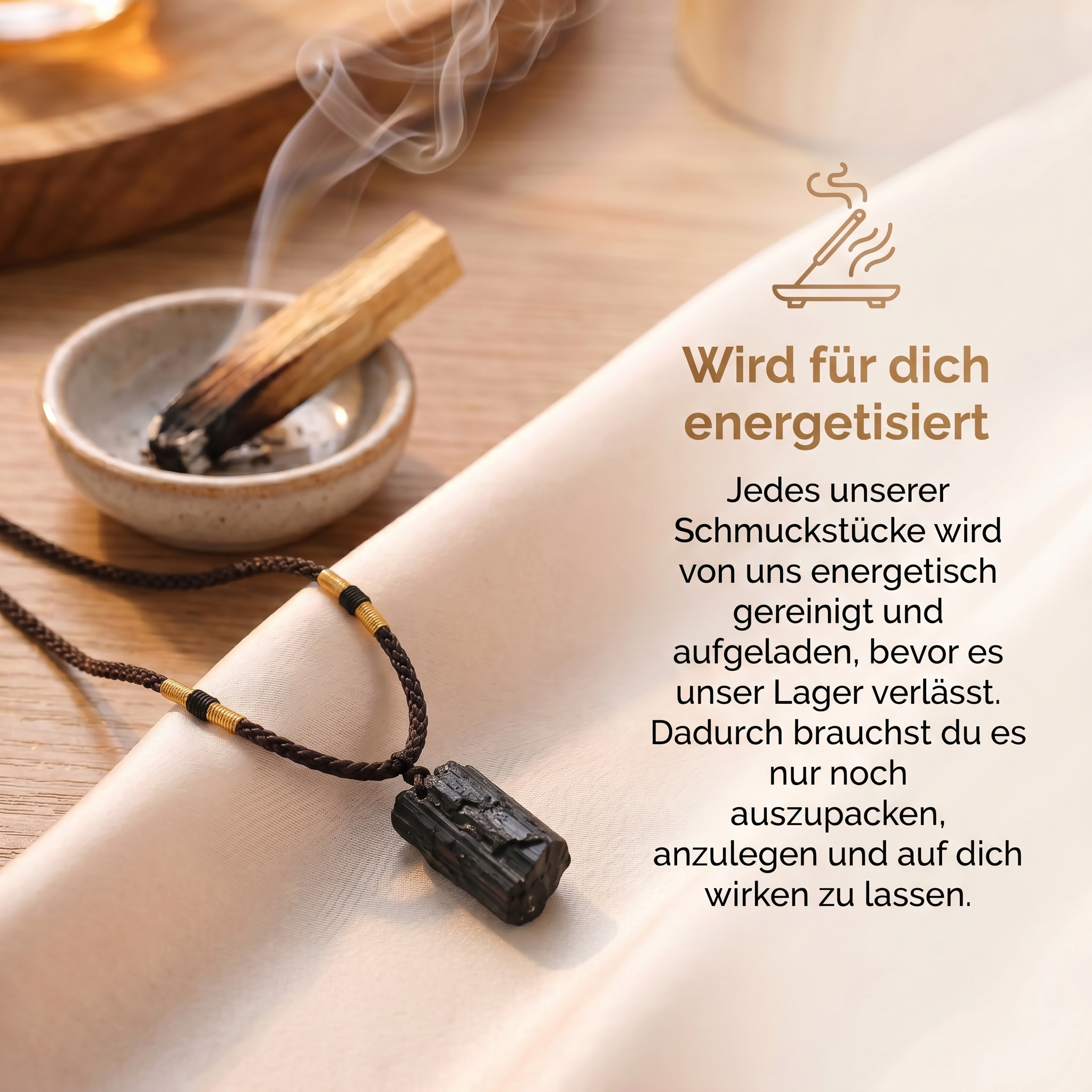 Turmalin Halskette - Natur