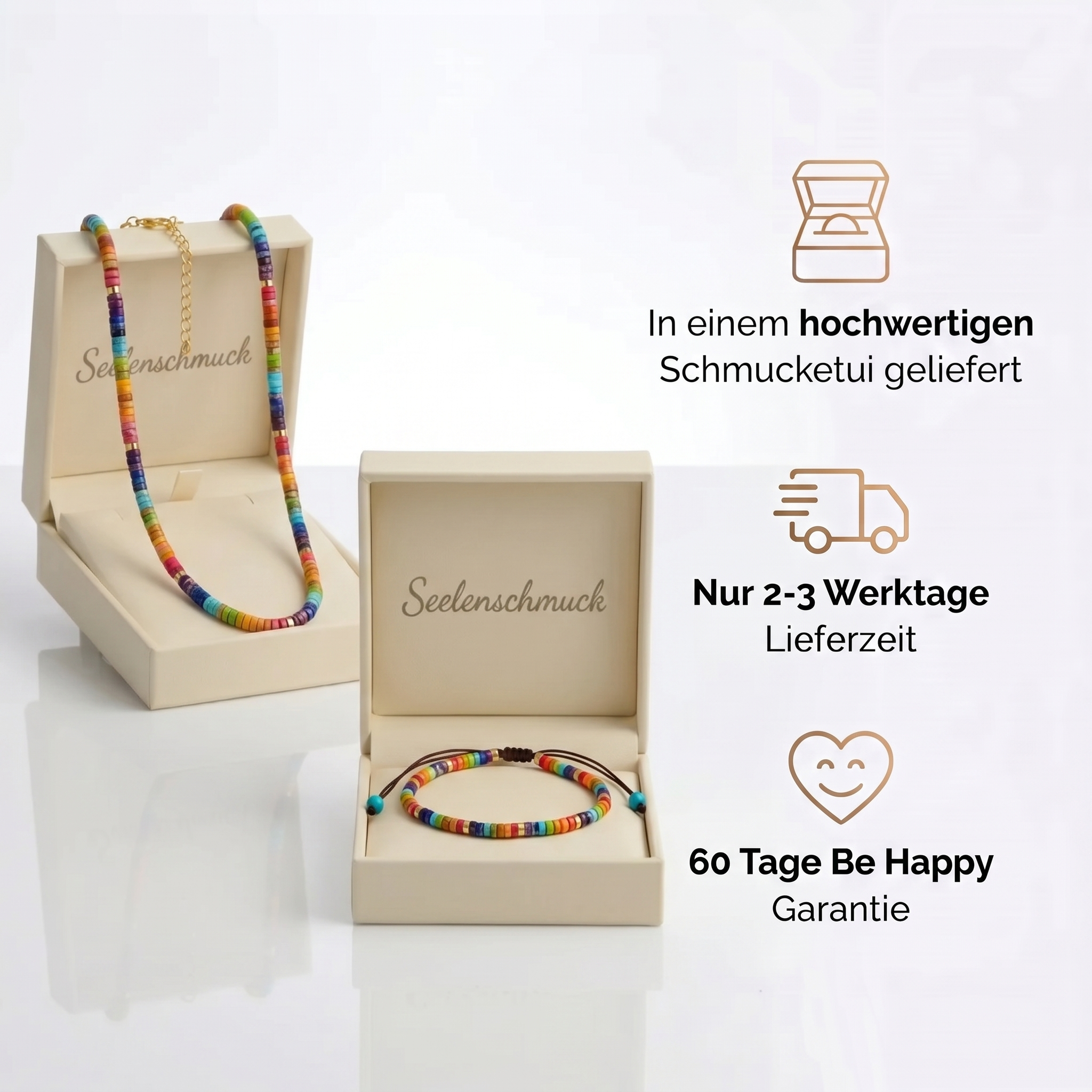 Jaspis Chakren Starterset - Armband & Halskette