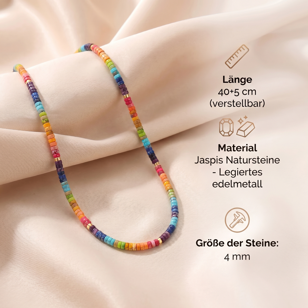 Jaspis Chakren Starterset - Armband & Halskette