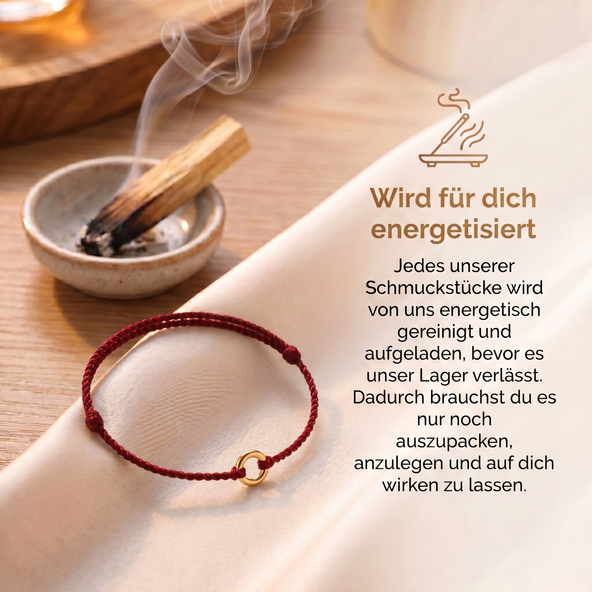 Tibetisches Glücksarmband - Glücksring