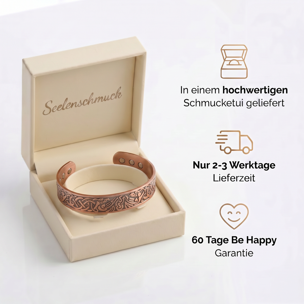 Tibetischer Glücks Armreif aus Kupfer