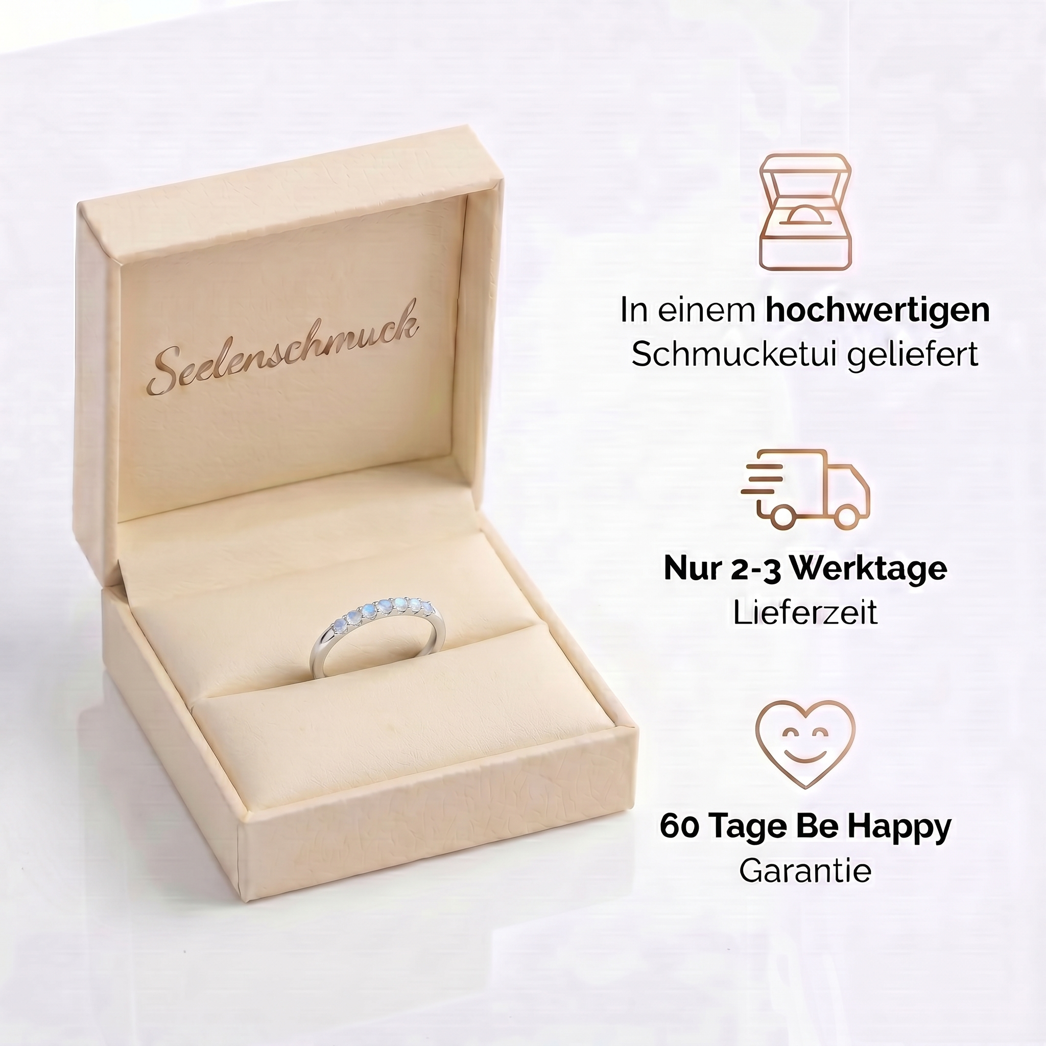 Mondstein Ring - Dezent