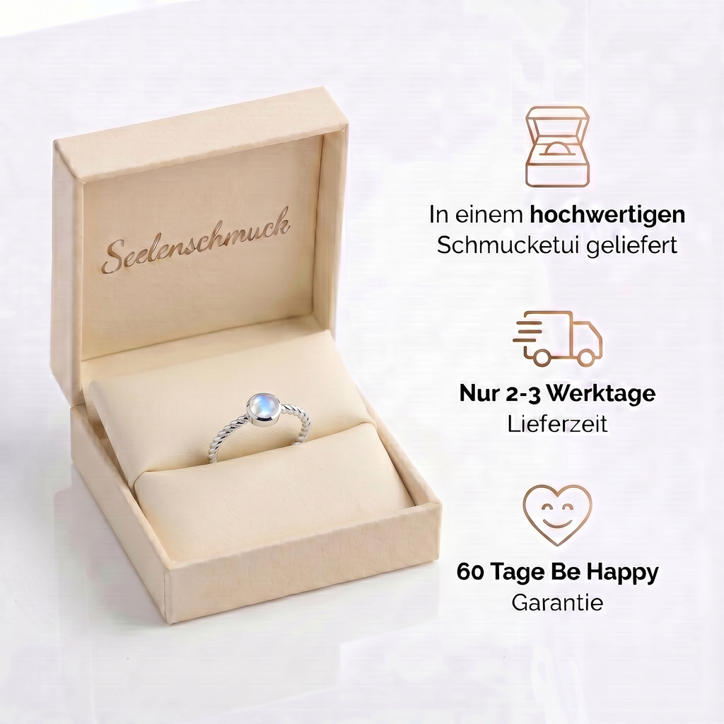 Mondstein Ring - Auge