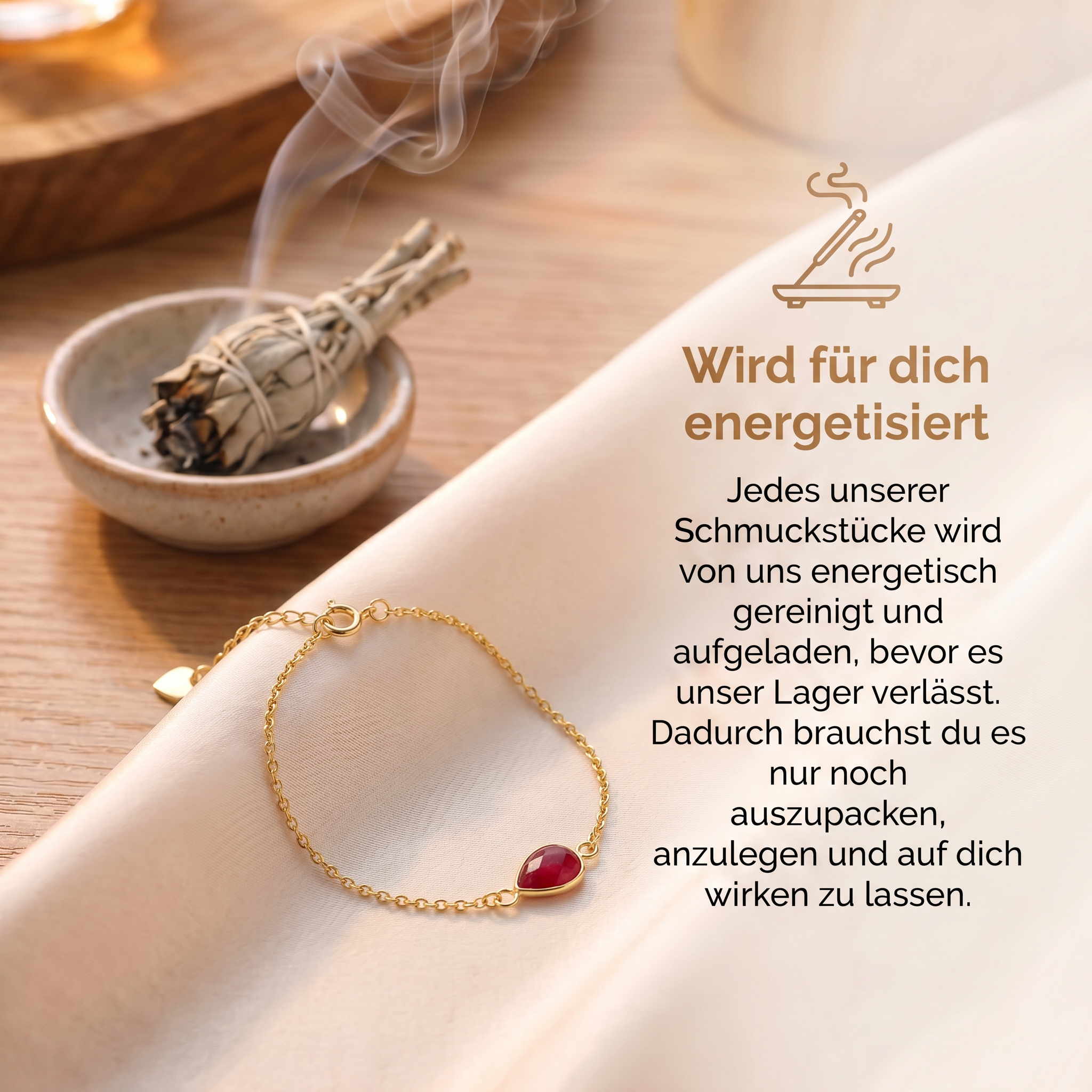 Rubin Armband - Leidenschaft