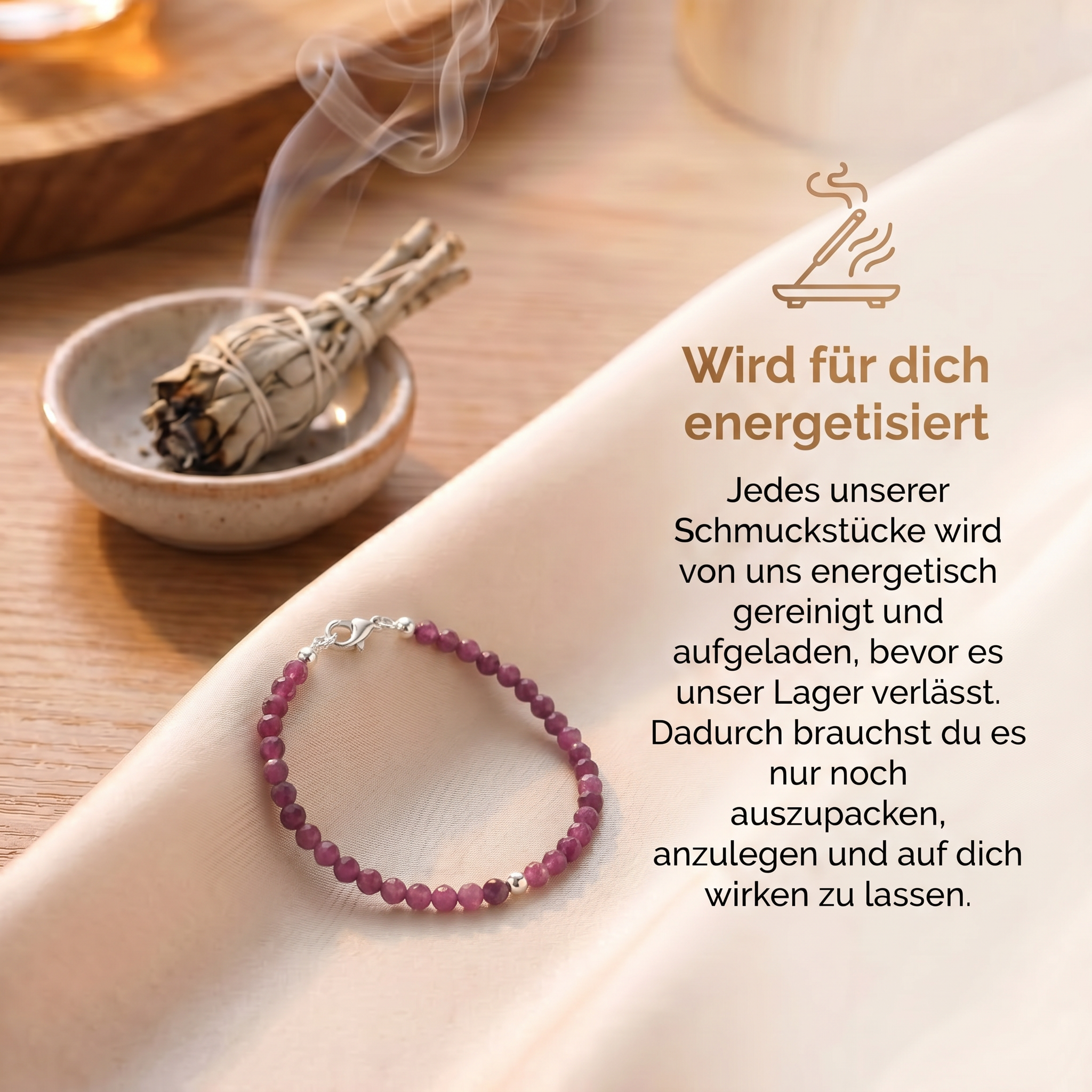 Amethyst Armband - Perlen