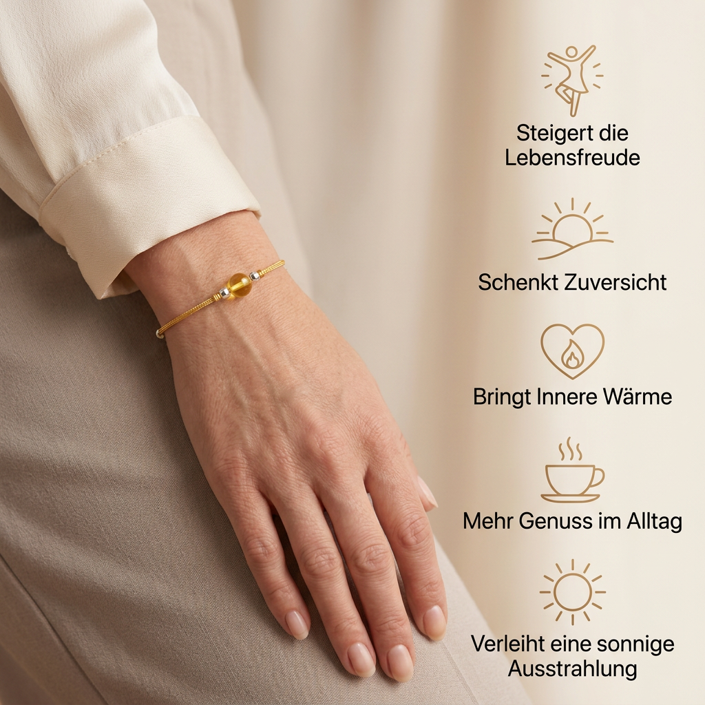 Citrin Armband - Naturband