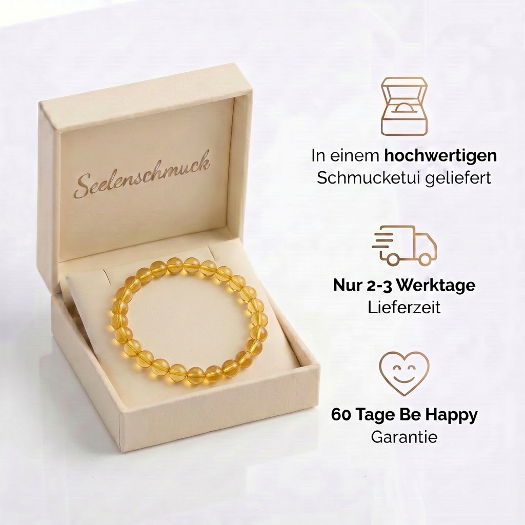 Citrin Armband - Lebensfreude