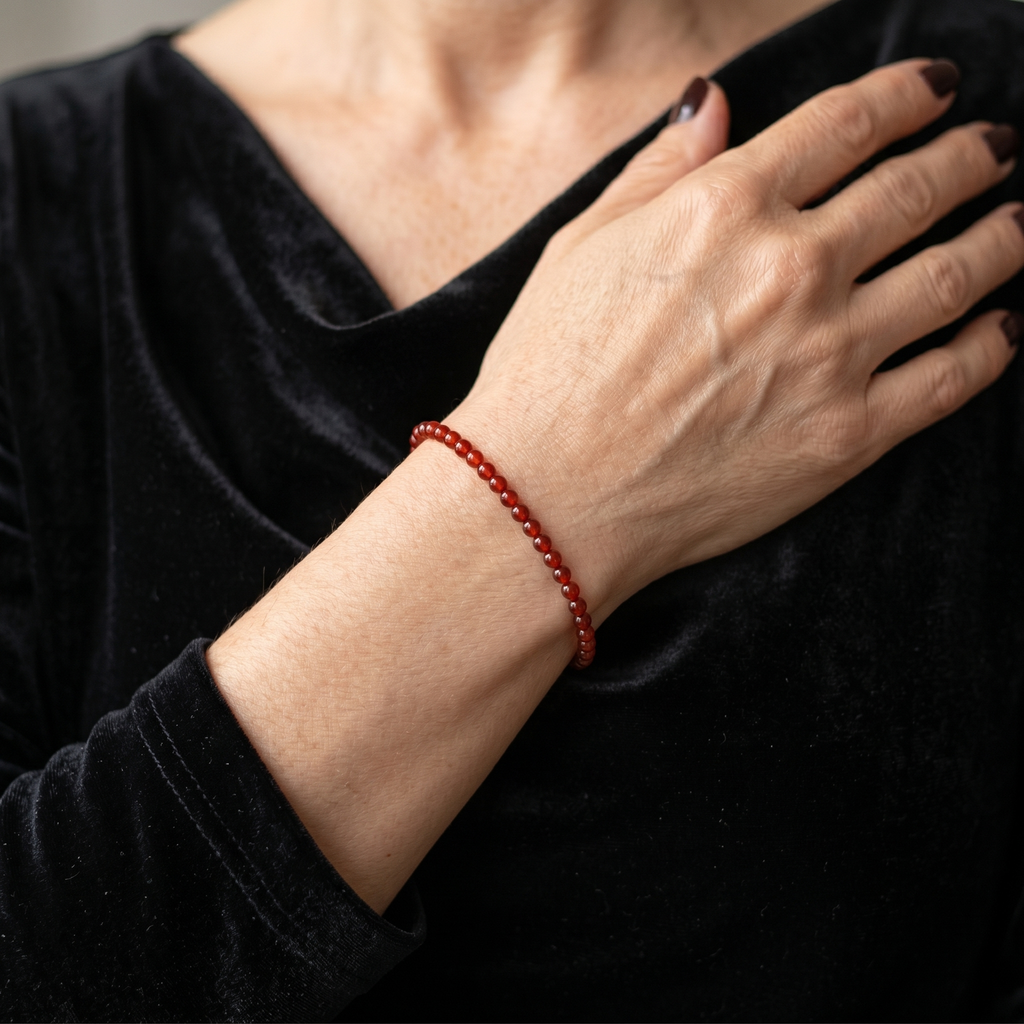 Karneol Armband - Perlen