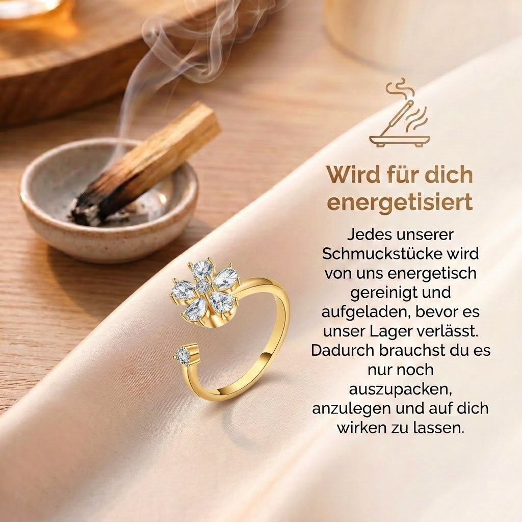 Zirkon Ring - Anti Stress Ring (beweglich)