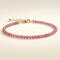 Rosenquarz Armband - Perlen
