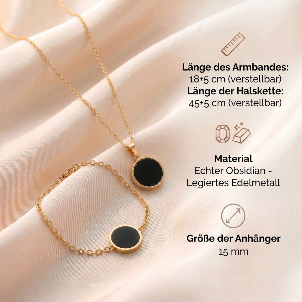 Obsidian Seelenschutz Set