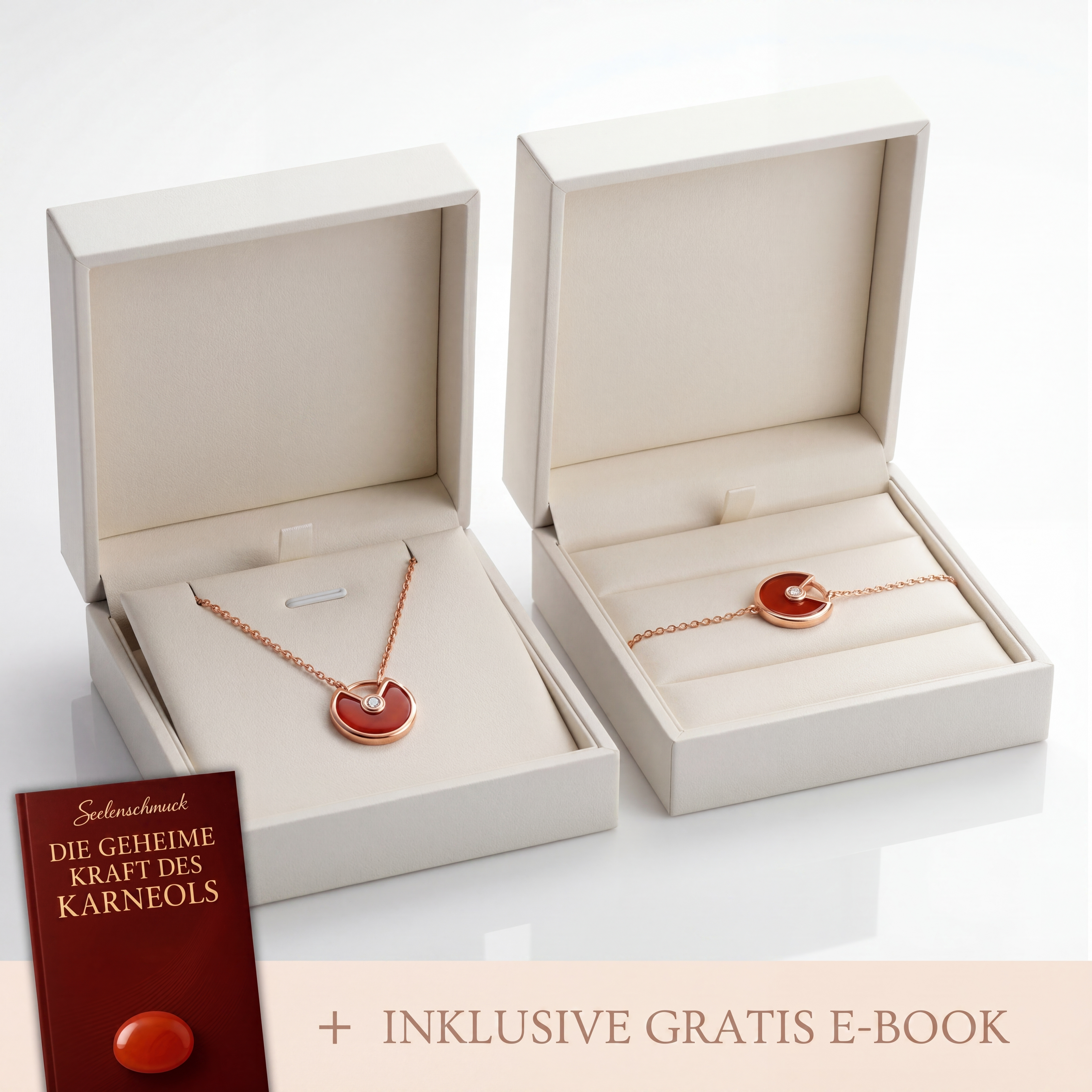 Karneol Anziehungs-Set + Gratis E-Book