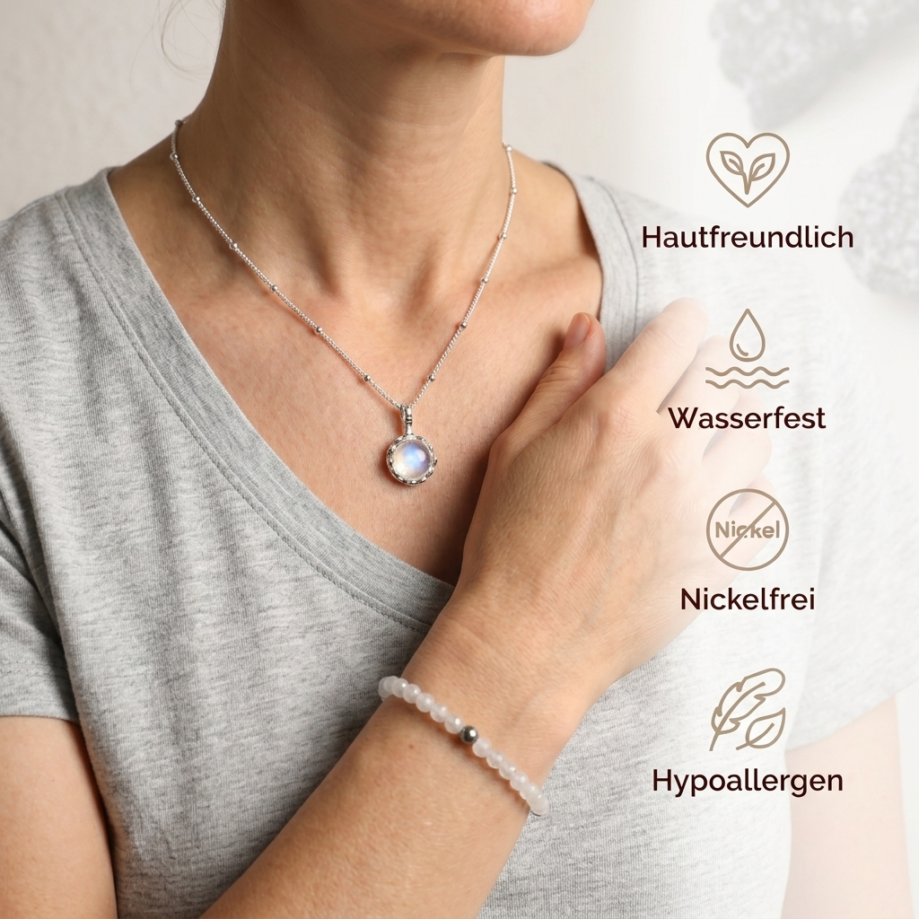 Mondstein Intuitions Set - Halskette & Armband