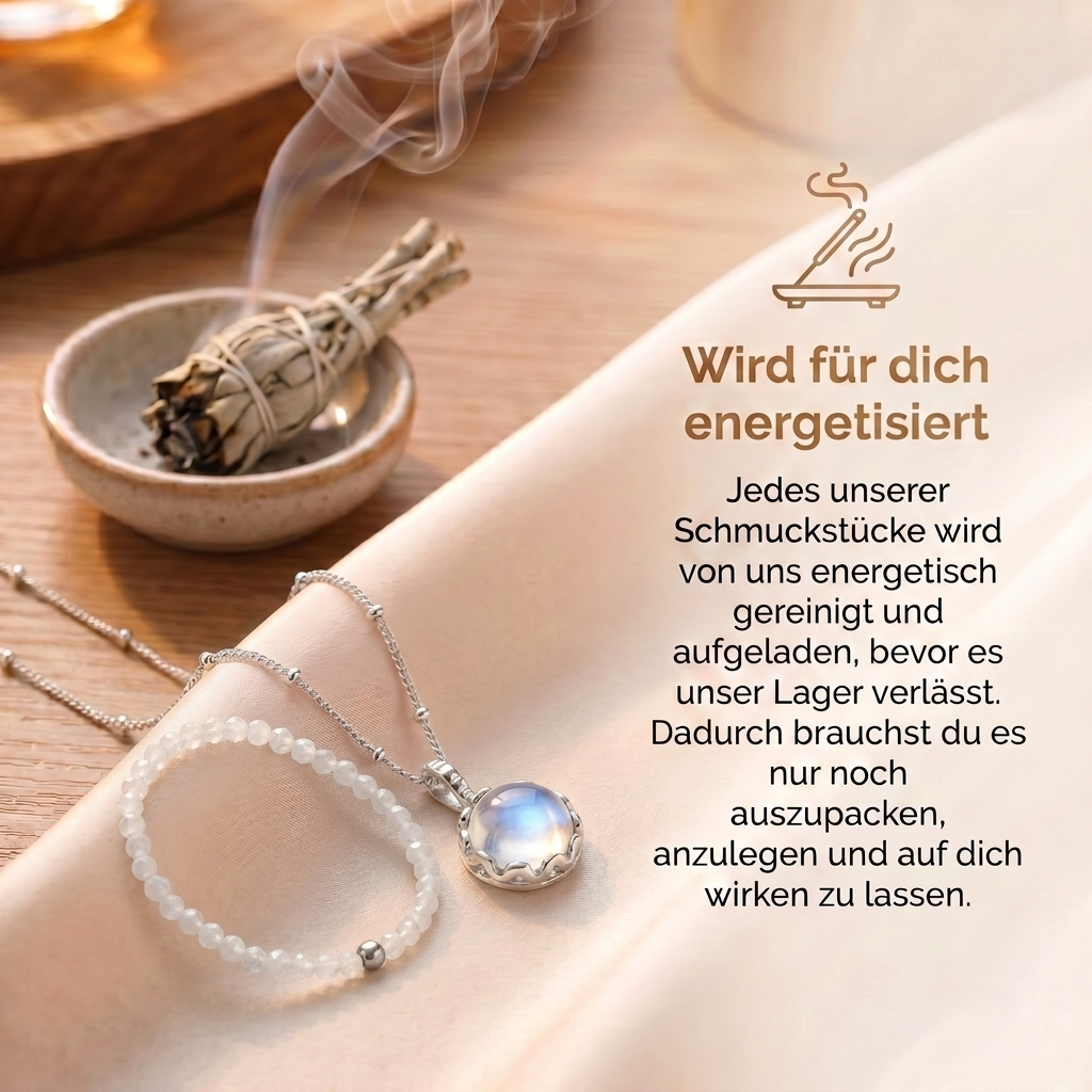 Mondstein Intuitions Set - Halskette & Armband
