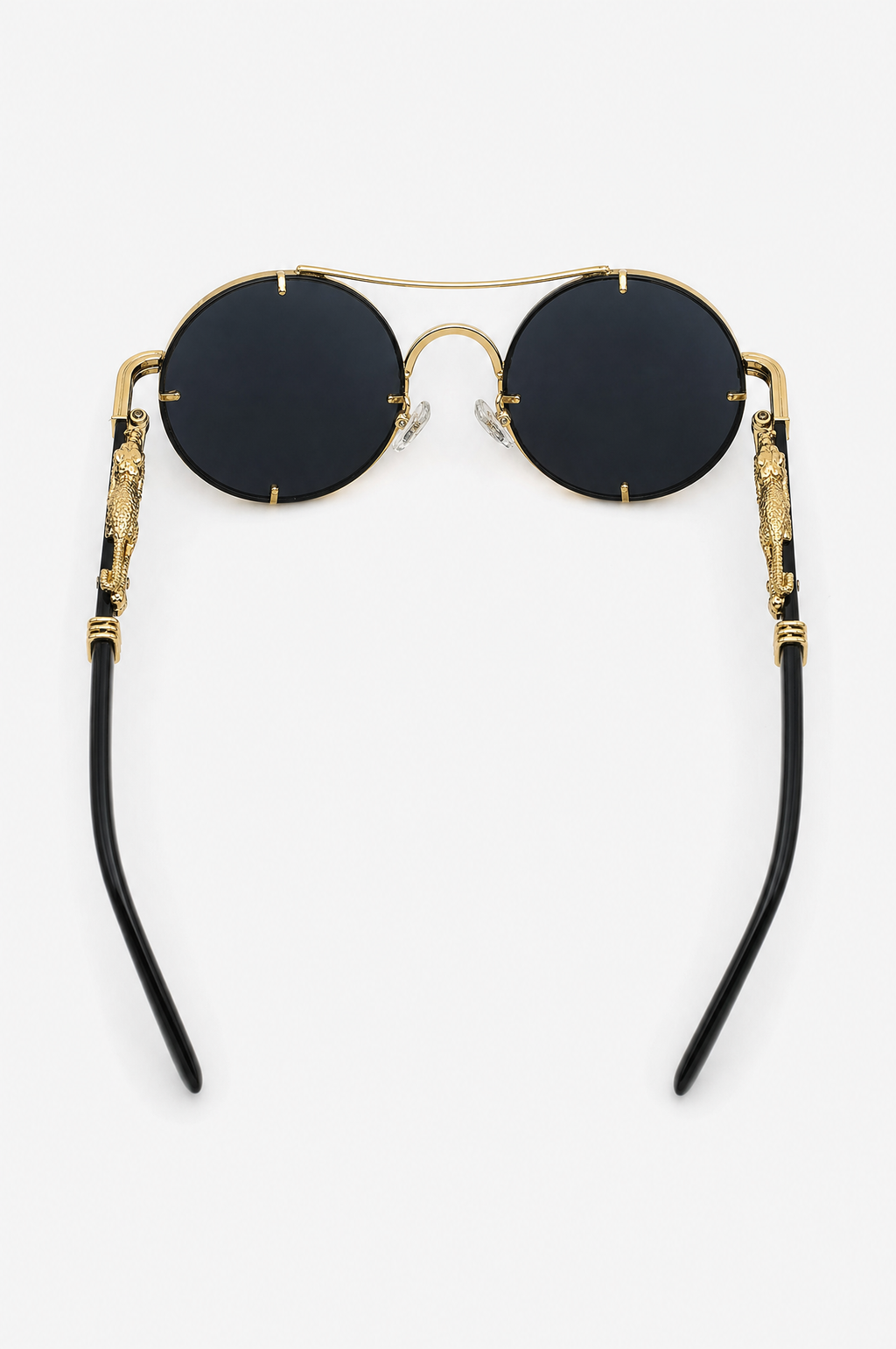 Keo Havane | Retro Steampunk-Sonnenbrille – Doppelsteg | UV400-Schutz | Polarisiert