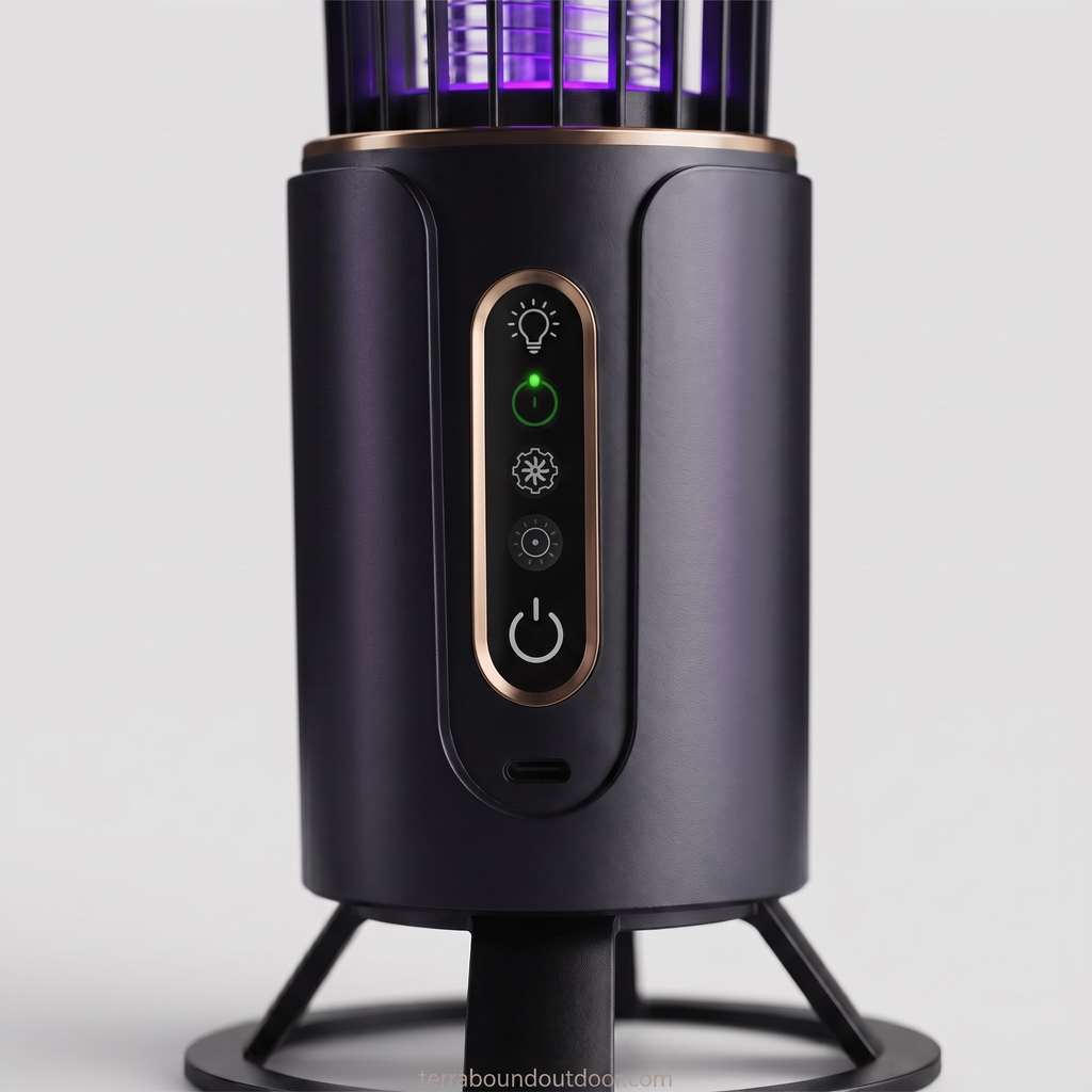 UV-Insektenvernichter-Lampe – wiederaufladbarer Insektenkiller und Mückenfalle