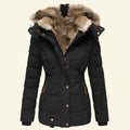 Winter-Steppjacke mit Kapuze für Damen