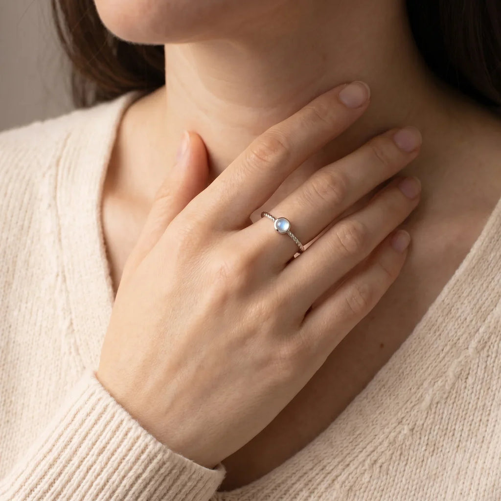 Mondstein Ring - Auge