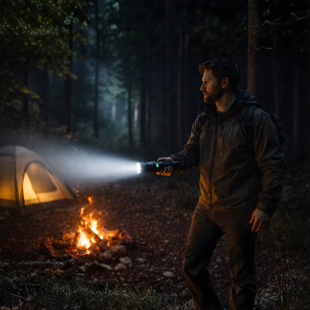 LED-Zoom-Taschenlampe Langstrecke – USB-wiederaufladbar