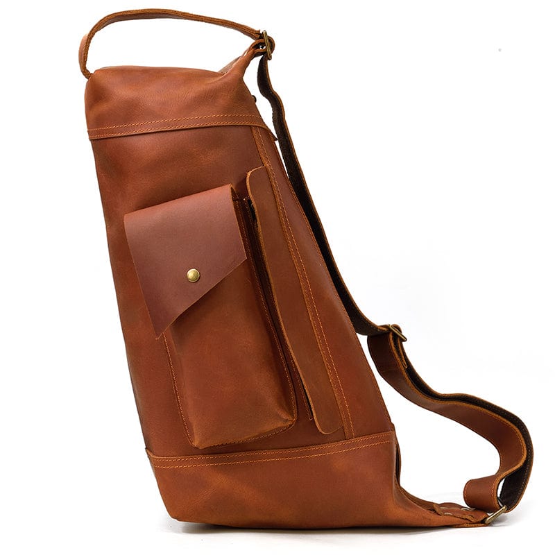 Rucksack aus Crazy-Horse-Leder
