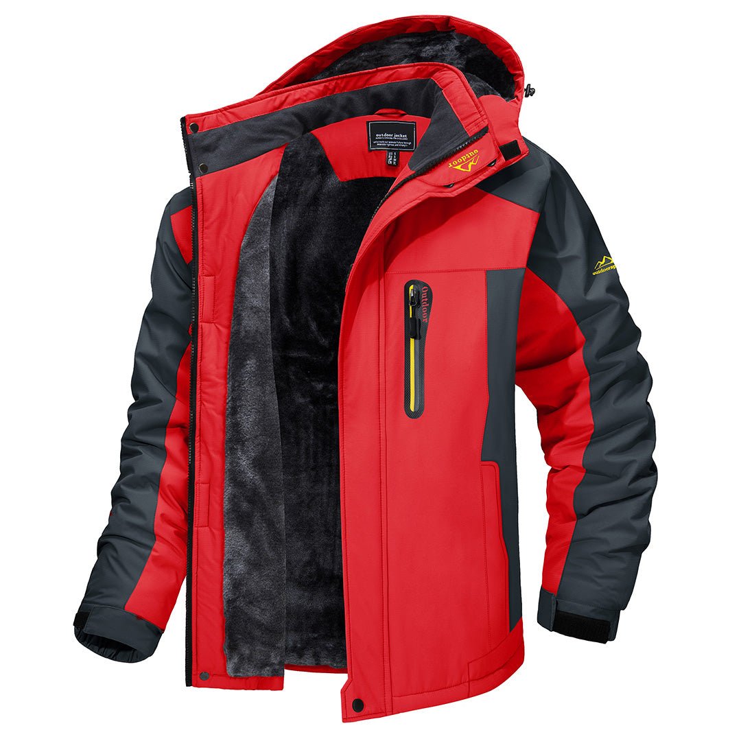 Winddichte, wasserdichte Winterjacke