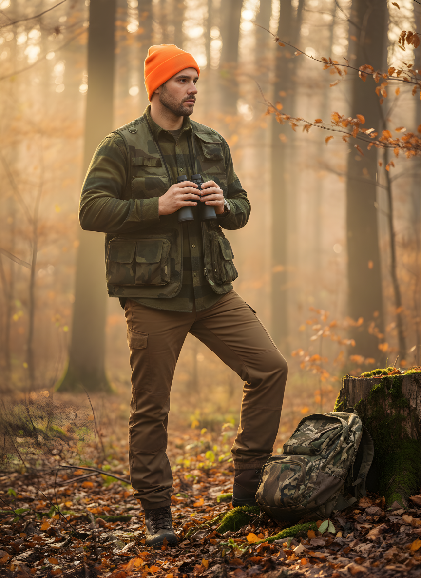 Leichte Outdoor-Utility-Weste – mehrere Taschen, atmungsaktiv
