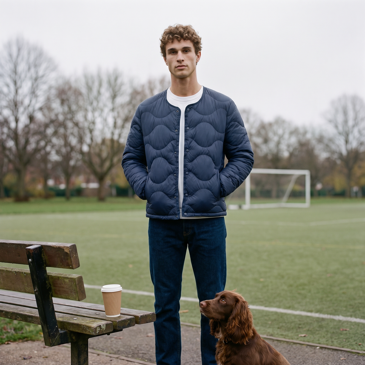 Herren Steppjacke leicht – gesteppte Daunenjacke zum Layern