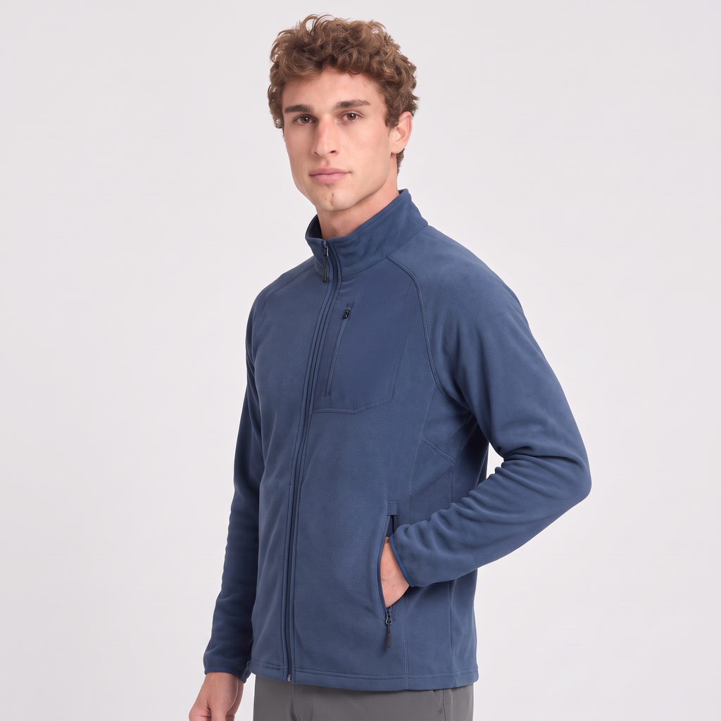 Herren Fleecejacke leicht – Zip-Fleece zum Wandern