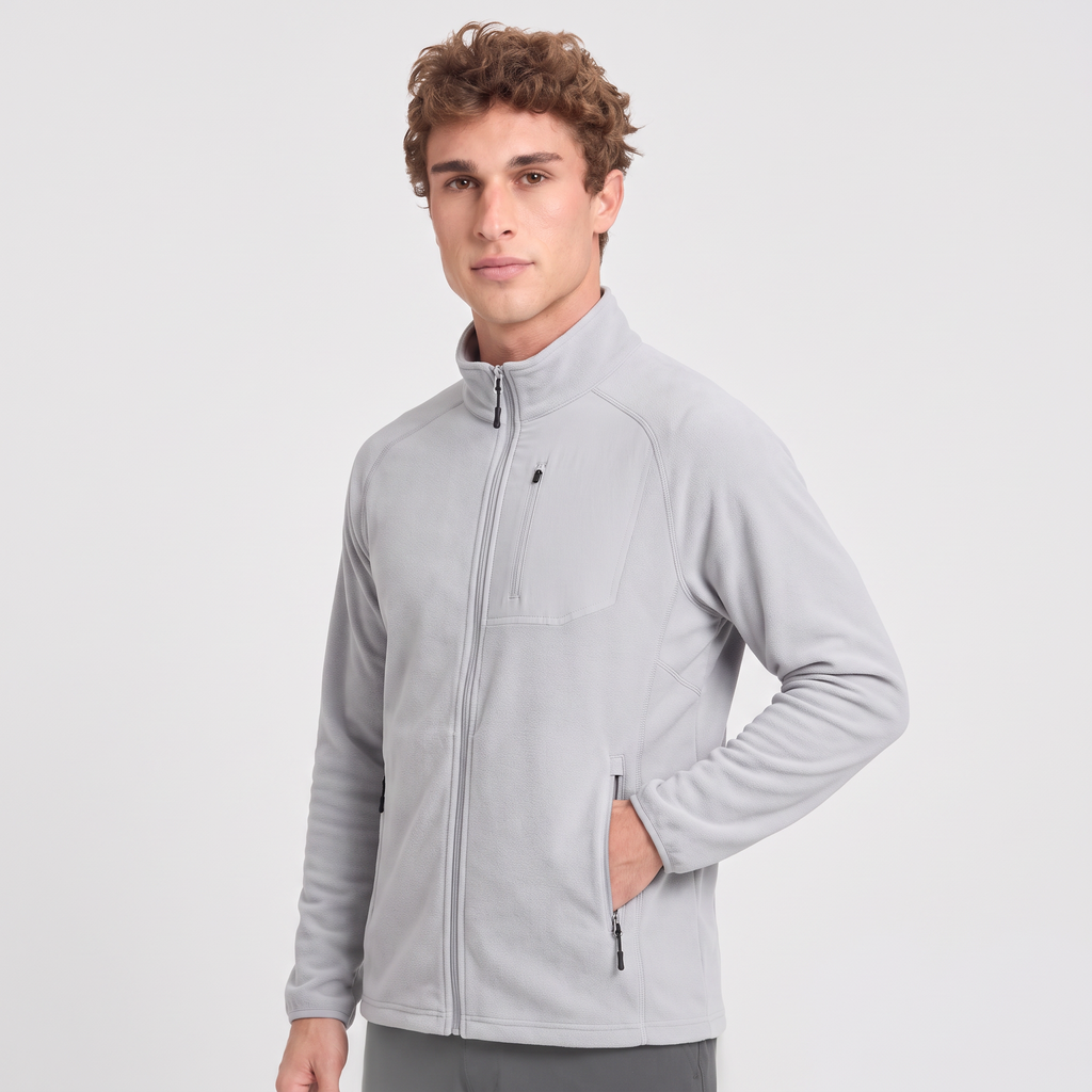 Herren Fleecejacke leicht – Zip-Fleece zum Wandern