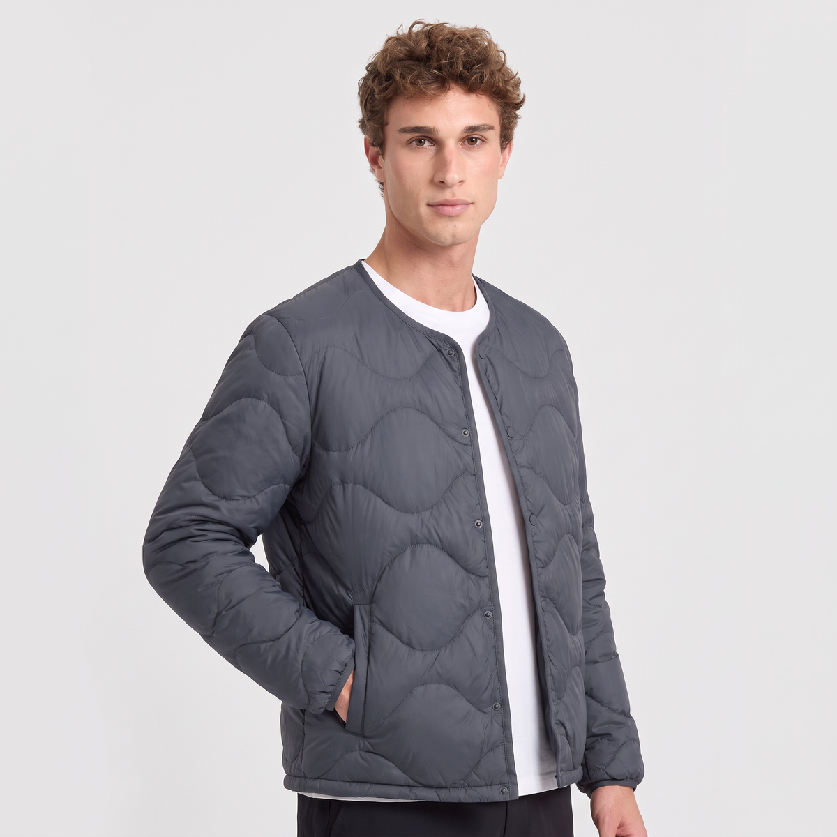 Herren Steppjacke leicht – gesteppte Daunenjacke zum Layern