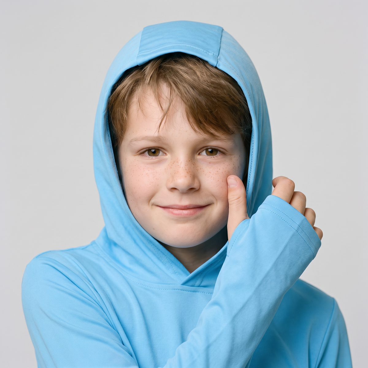 Kinder Sonnenhoodie UPF 50+ – langärmliges UV-Oberteil