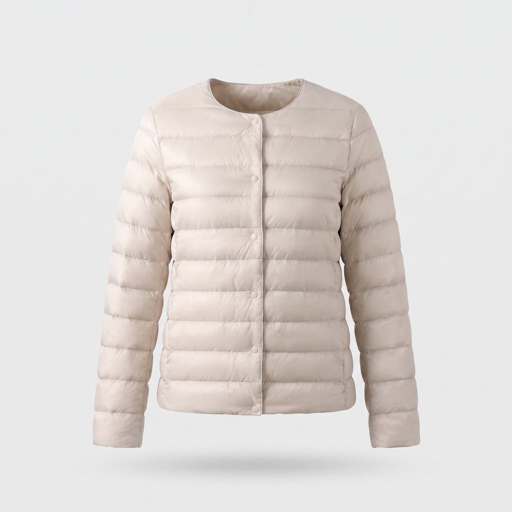 Damen Steppjacke leicht – packbare Daunenjacke