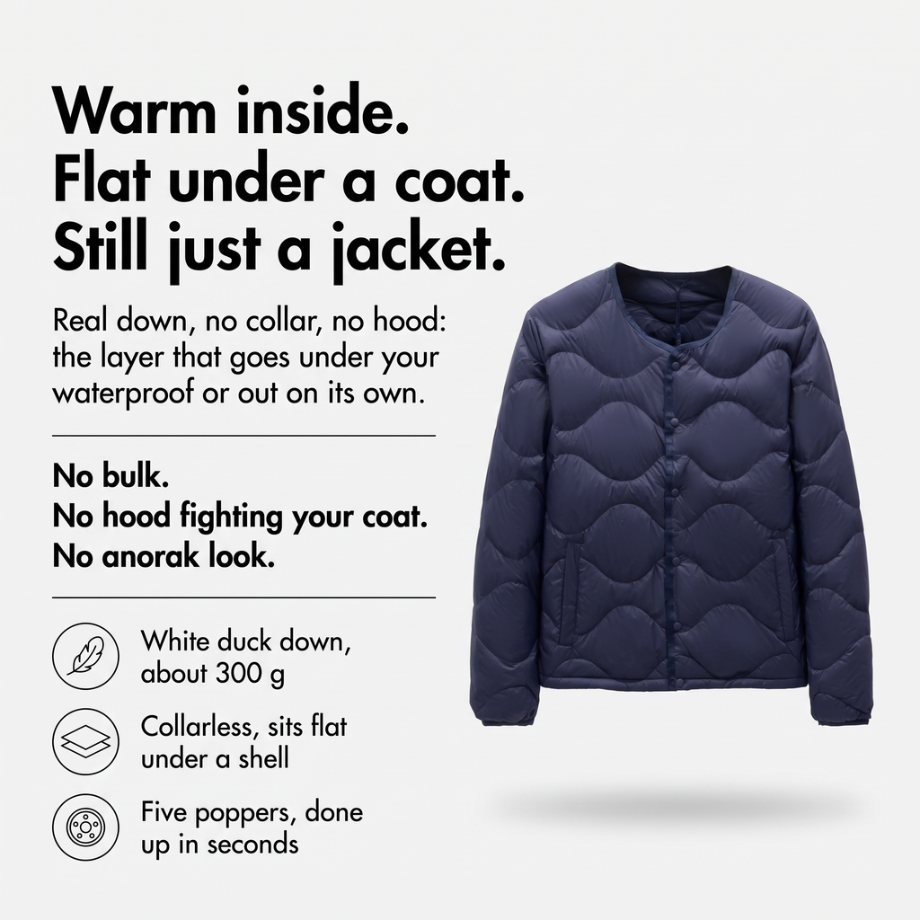 Herren Steppjacke leicht – gesteppte Daunenjacke zum Layern