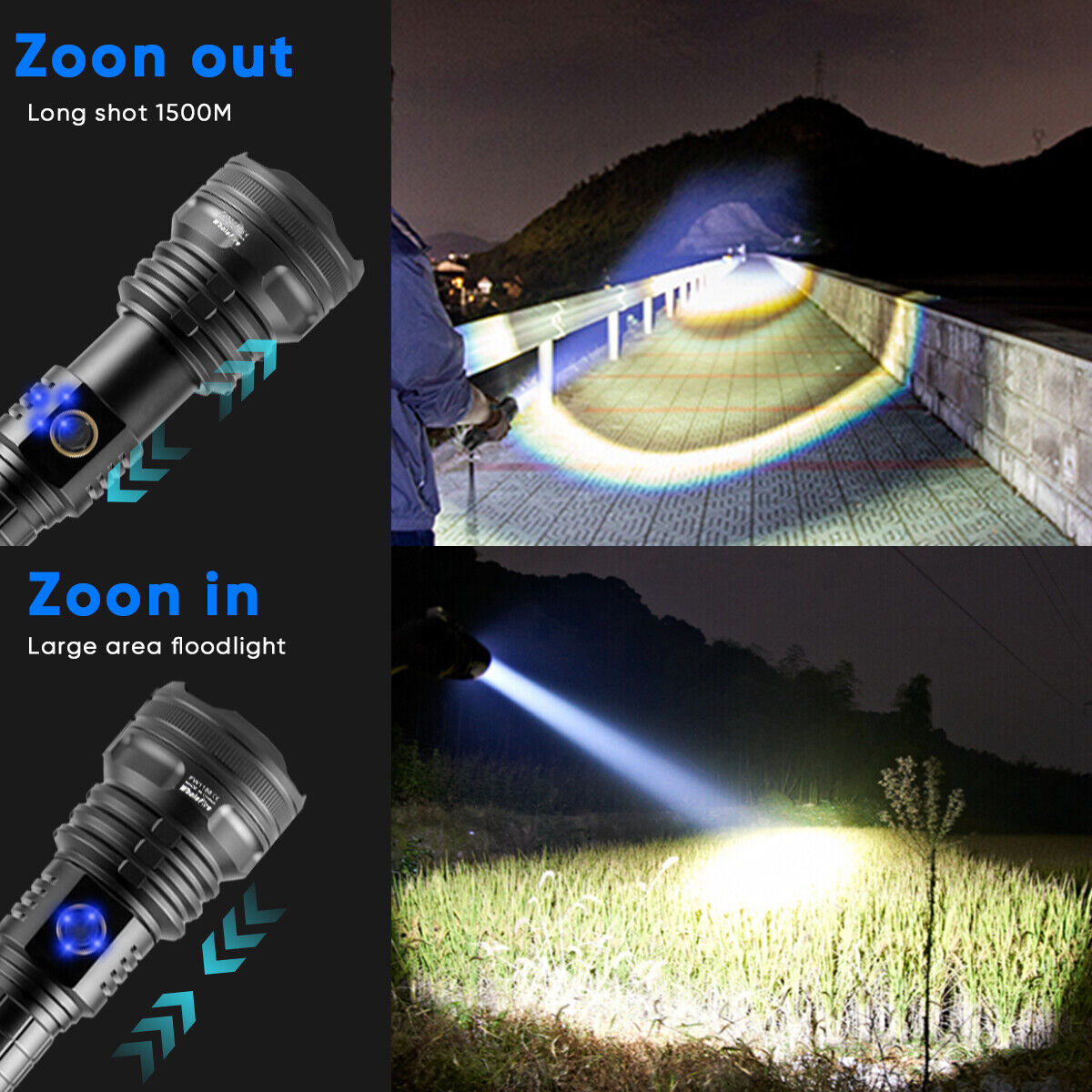 LED-Taschenlampe – leistungsstark und hell für den Alltag & Outdoor