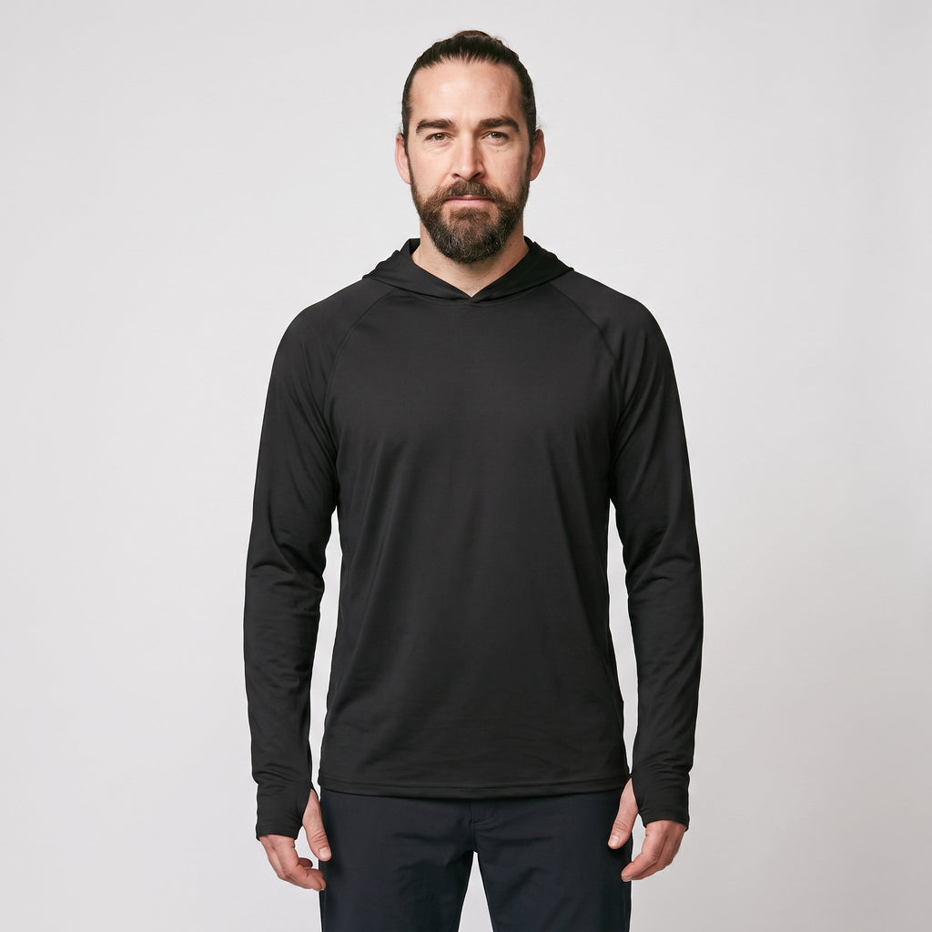 Herren UPF 50+ Sonnenhoodie – leicht, schnelltrocknend