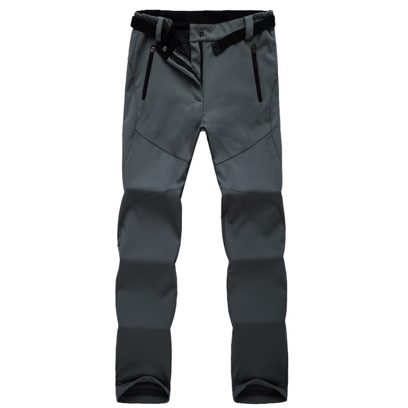 Damen-Wanderhose mit Fleecefutter – robustes Softshell