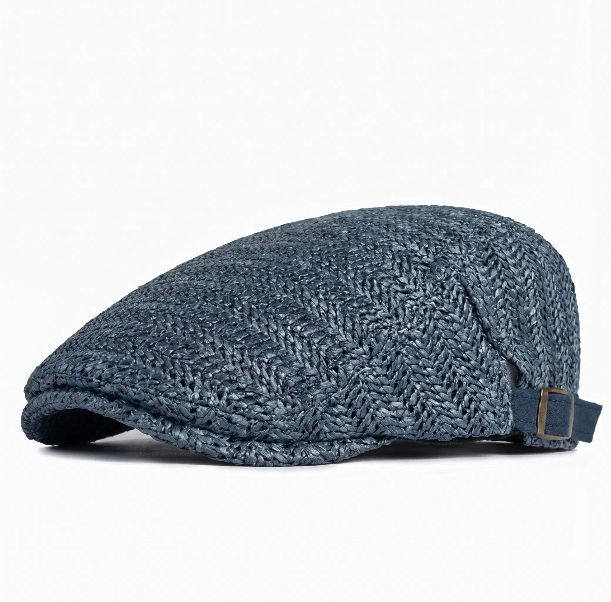 Norselia | Flat Cap mit Fischgrätenmuster